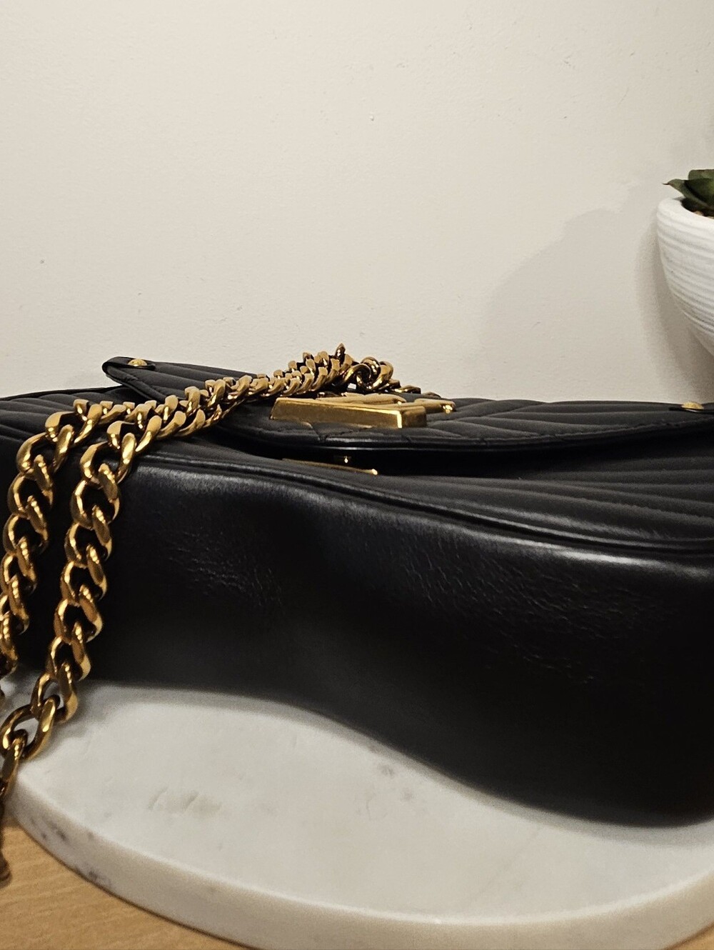 Louis Vuitton New Wave Chain Bag Quilted Leather MM - Picture 8 of 12